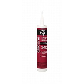 DAP 08648 18 Pack 10.1 oz. 100% Silicone Kitchen and Bath Sealant, Clear