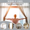 Openable Curtain Rings with Eyelet,24PCS Curtain Rings,Drapes Rings 32mm Interior