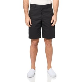 Dickies Relaxed Fit Work Shorts, 11", Black, 44