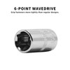 YXQ 10mm Sockets, 6 Point 1/4 Inch Drive Shallow Socket