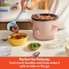 bella 1.5 Qt Slow Cooker with 3 Heat Manual Control,