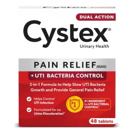Cystex Alivio Rápido Infección Urinaria 48 Tabs Americano Sabor Sin Sabor