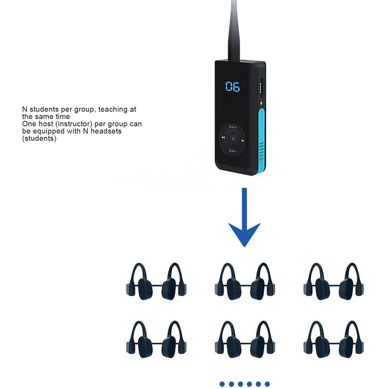 Swimming Training One Way Shouting Machine Professional Long Distance Wireless