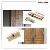 KOTARBAU 5907465918879 Locking Cylinder, Brass, 25/25