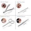 Kit de manicura profesional de acero inoxidable Keiby Citom KC957121