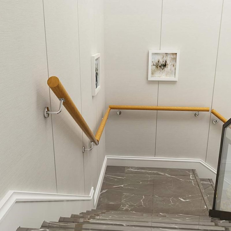 Satin Stainless Steel Handrail Brackets 90mm DDA Approved Heavy Duty