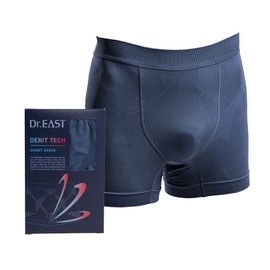 Dr. East Derit Tech SHORT SPATS Golf Sports Performance Back Pain Conditioning Compression Wear, navy