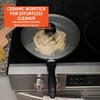 IMUSA 11-Inch Ceramic Nonstick Sauté Pan with Lid – Large