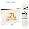 21st Birthday Gifts for Her Cosmetic Bag 21 Year Old