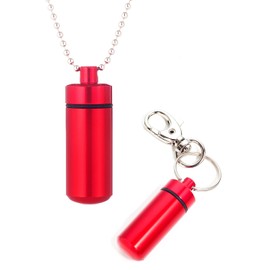 Strength Large Capacity Memorial Pendant (L), Snap Hook Jewelry Pouch Set (A056), Memorial Pendant, Women's, Men's, Unisex, No Gemstone