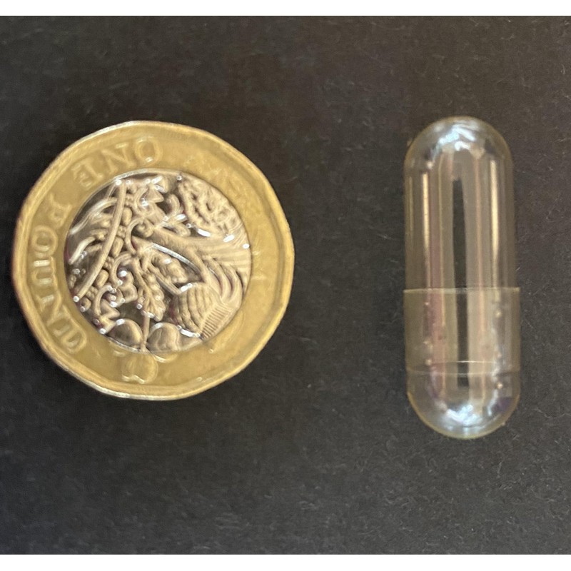EnyapCaps Extra Large Size 000 x 100 Clear Hard Empty