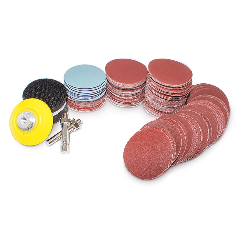Senmai Tools Pack of 360 Sanding Discs 50 mm Velcro