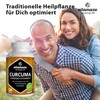 High-Dose Turmeric + Piperine Curcumin + Vitamin C Capsules Vegan