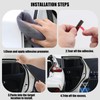 Weather Stripping Door Seal,65.6 Ft Car Door Seal Strip Double