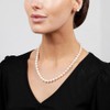 Treasure Bay Stunning 8-9mm Natural White Freshwater Pearl Necklace For
