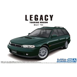 Aoshima Bunka Kyozai 1/24 The Model Car Series No. 135 Subaru BG5 Legacy Touring Wagon 1993 Plastic Model Molded Color