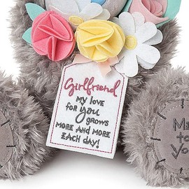 Me To You APD01006 Signature Collection Girlfriend Tatty Teddy, Blue,grey