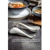 LYEOBOH Asian Soup Spoons, 6.5 inch Ceramic Soup Spoon Set