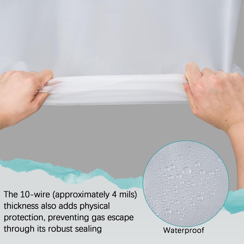 Frienda 200 ft Lay Flat Ducting Poly Tubing, Fits 8"