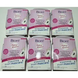 Bioré 6 Packs BIORE’ MAKEUP REMOVING CLOTHS ~ 44 count Ea. Pack ~ BEST MAKEUP REMOVER!