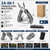 24-in-1 Multitool for Camping & Everyday Repairs – Folding Pliers