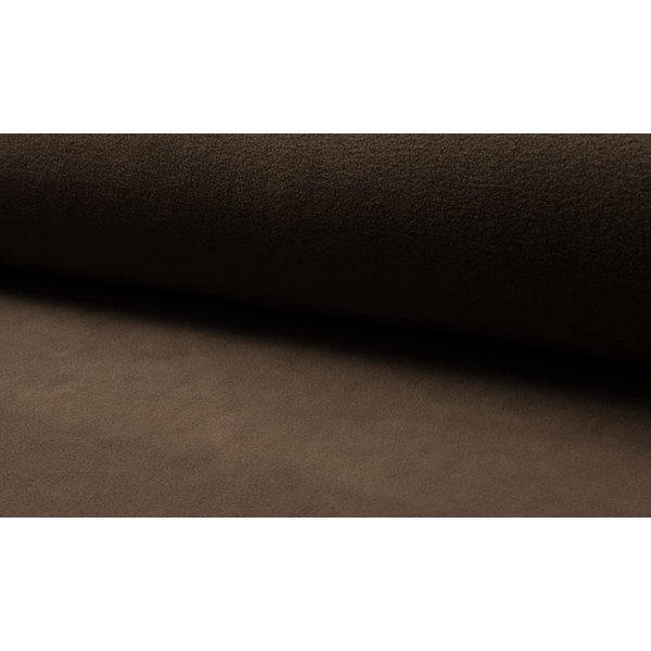 Lambskin Polar Fleece Fabric Material - Taupe, 1Mtr 150cm x