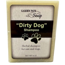 Garden Path Soap DIRTY DOG SHAMPOO BAR | Natural Pet Wash for Cats & Dogs