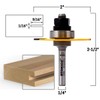 YONICO Router Bits Slotting Cutter 1/16-Inch 1/4-Inch Shank 12101q