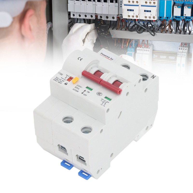 WiFi Smart Circuit Breaker AC 2 Poles Switch Automatic Reclosing