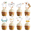 Aposwow 40PCS Silly Goose Cupcake Toppers - 8 Patterns, 5