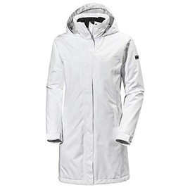 Helly Hansen Women's Aden Insulated Waterproof Windproof Breathable Coat Jacket, 001 White, Large