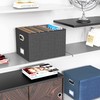Oterri File Organizer Box,Filing Box with Lid,File Box for Letter/Legal