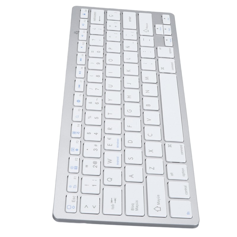 Wireless Bluetooth Keyboard Portable Compact Ultra Thin Bilingual Universal for