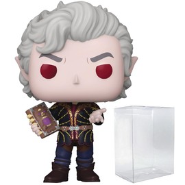 POP Games: Baldur's Gate - Astarion with Necromancy of Thay Limited Edition Chase Funko Vinyl Figure (Bundled with Compatible Box Protector Case), Multicolored, 3.75 inches