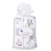 Interbaby 99980-31 Pack of 3 Gauze Muslin Cloths, Grey, 200