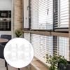 DOITOOL 8pcs Shade Clips for Window Blinds - Plastic Clear