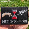 Memento Mori Patch – 2 * 3" Embroidered Tactical Morale