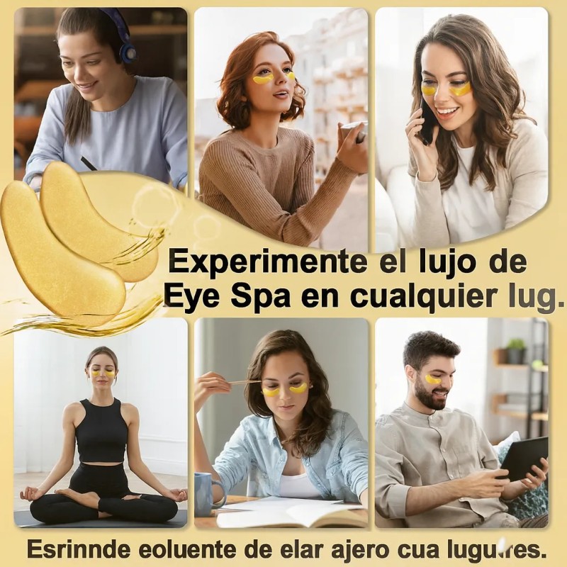 65pare Parches Ojos Colágeno