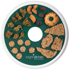 8 Silicone Dehydrator Sheets NON-Toxic for Nesco Round Dehydrators Fruit Roll Up Fruit Leather Circle ReUsable Flexible Non Stick - 8 FLAT Sheets