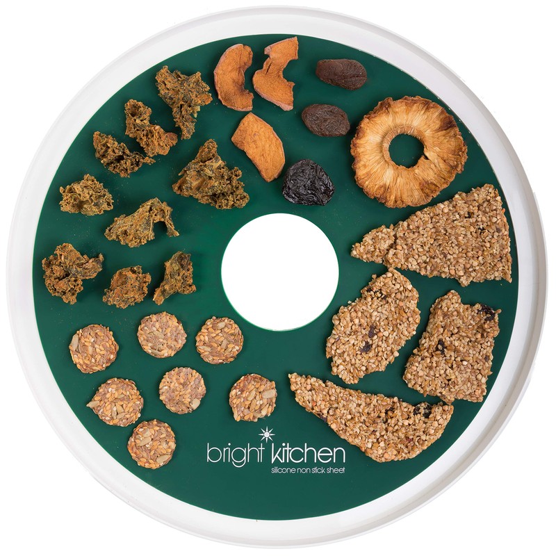 8 Silicone Dehydrator Sheets NON-Toxic for Nesco Round Dehydrators Fruit