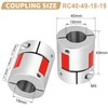Shaft Coupling 18 mm to 19 mm Bore, L40 x