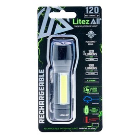 LitezAll 24556 Mini Rechargeable Flashlight & Task Light