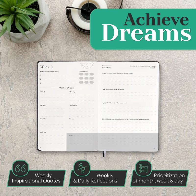One Day - Daily Execution Planner - Boundless Black -