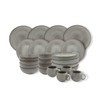 Cooks Professional Side Plates Stoneware Set of 4 Grey Ceramic