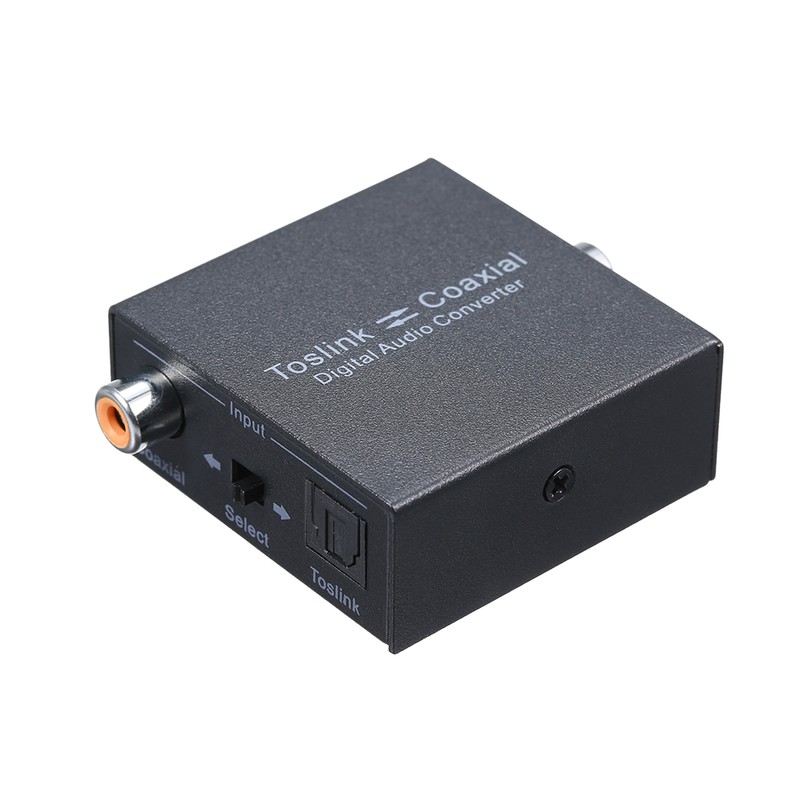 Digital 2-Way Audio Converter Optical SPDIF Toslink to Coaxial and