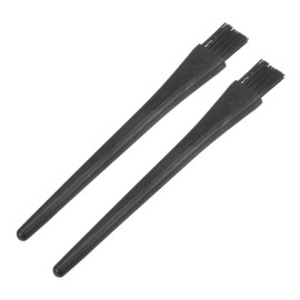 uxcell 2 Pcs Antistatic ESD Brush Portable Plastic Handle Nylon Lab Cleaning Brushes for Electronics Keyboard PCB BGA Repair Soldering, 18x14mm Bristles