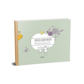 Gift for Big Brother: "Little Sister + Big Brother" Book (Eco, Recycled Paper, Memory Album/Photo Album for Siblings for Birth)