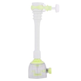 Adjustable Splash-Proof Faucet Extender Rotatable Kitchen Water-Saving Tap Nozzle Filter Valve Faucet Extension (18cm-Green)