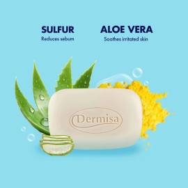 Dermisa Acne Cleanser Pack of 3 Natural Skin Cleaning Agent 3 Ounce