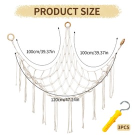 Toy Hammock For Stuffed Animals, Weiß Teddy Hammocks Teddy Bear Storage Net Hammocks Toy Hammock Stuffed Nursery Hanging Organizer For Bedroom